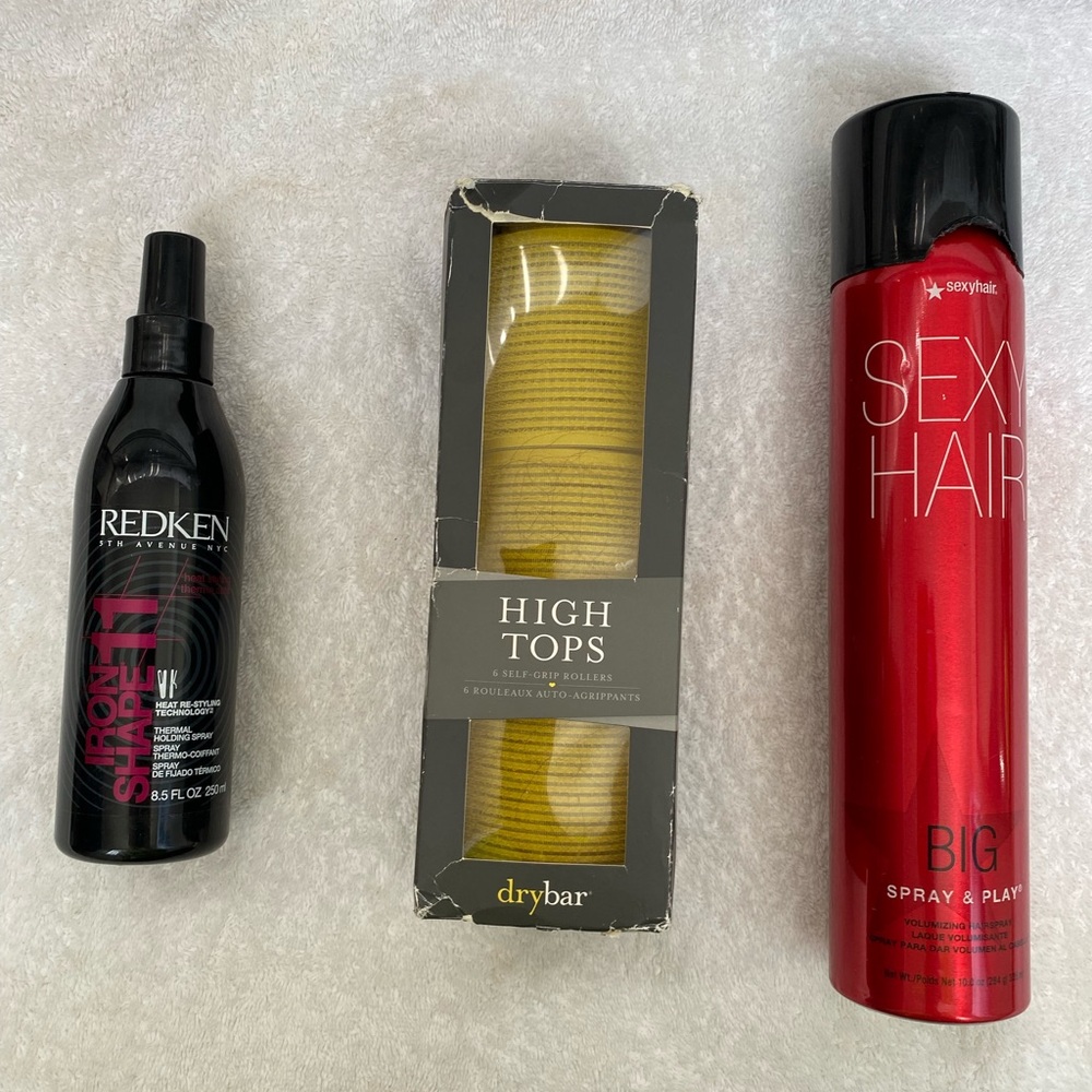 Drybar High Tops Self-Grip Rollers  Bundle sprays